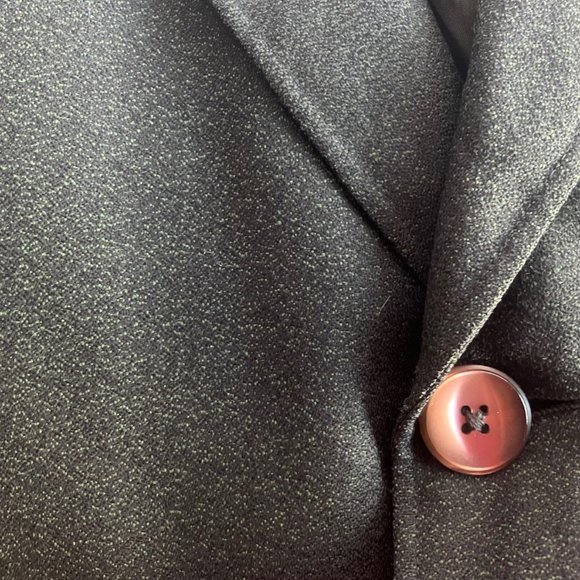 1960s Men's Black & Blue Topcoat - Picture 7 of 15